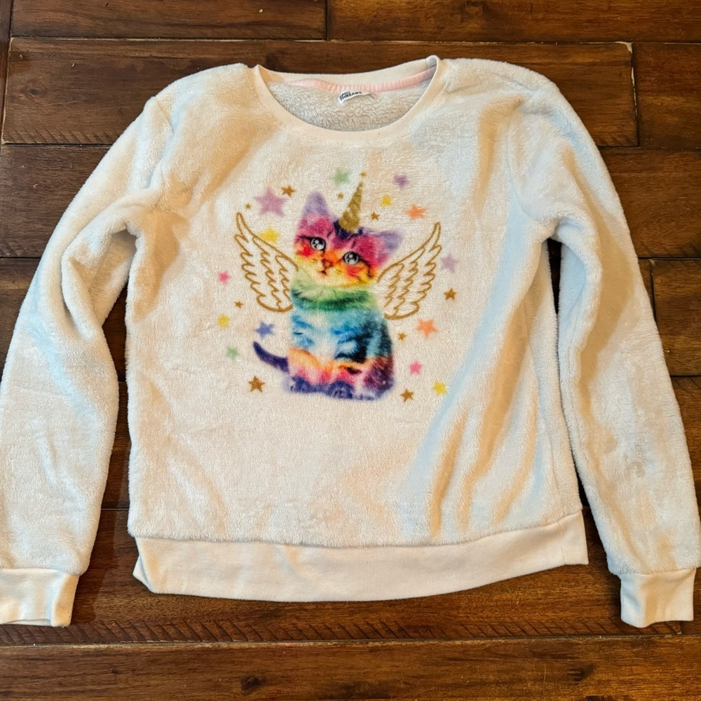 Epic Threads - Cat Unicorn Rainbow Sweater - Size L